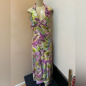 Silk maxi dress